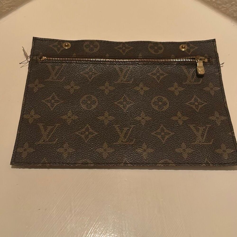 Louis Vuitton Monogram Randonnee Insert Toiletry Pouch Brown Signature Logo